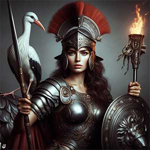 diosa romana de la guerra