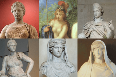 diosas griegas, diosas de la mitologia griega